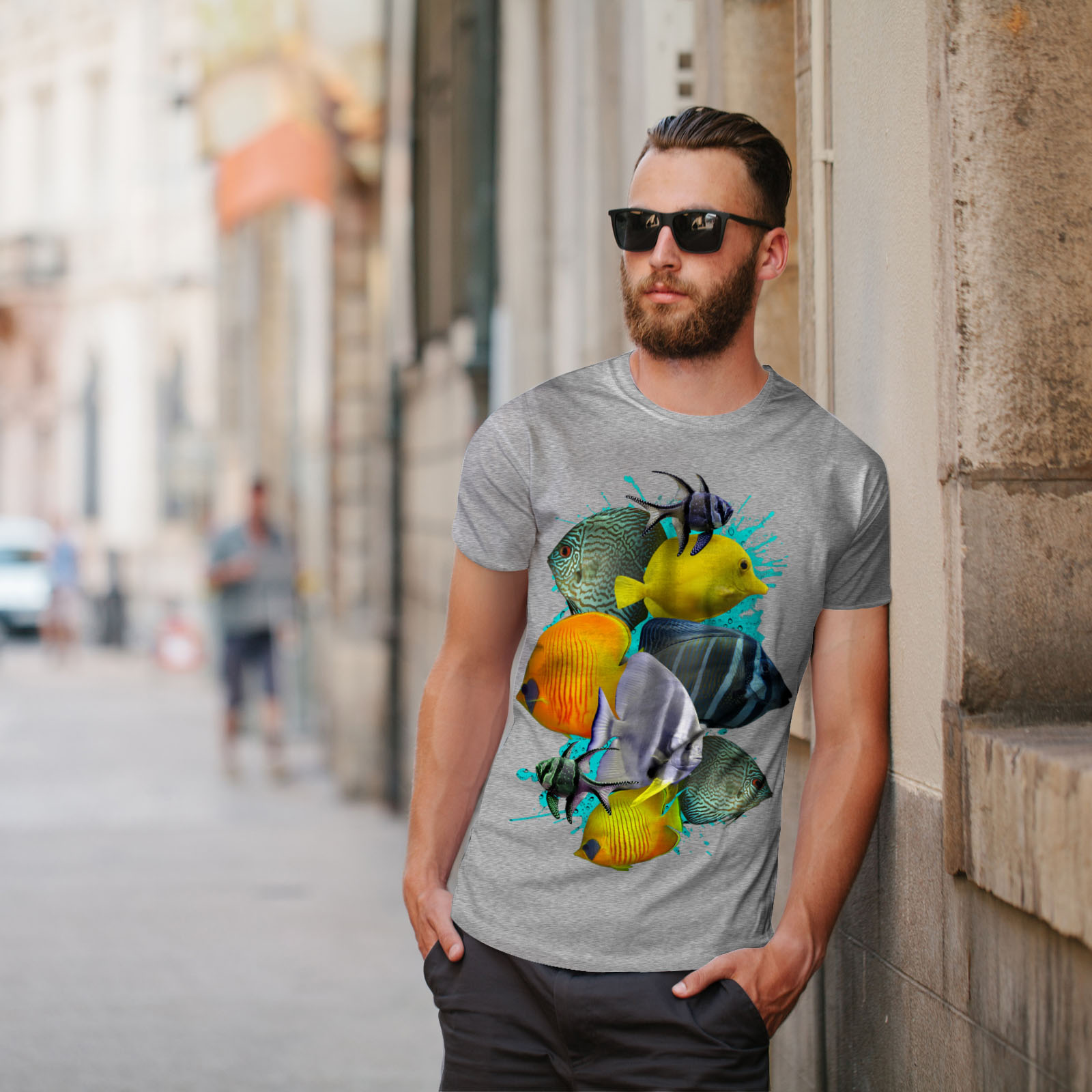 W O Fish N Mens T-, W Gc ...