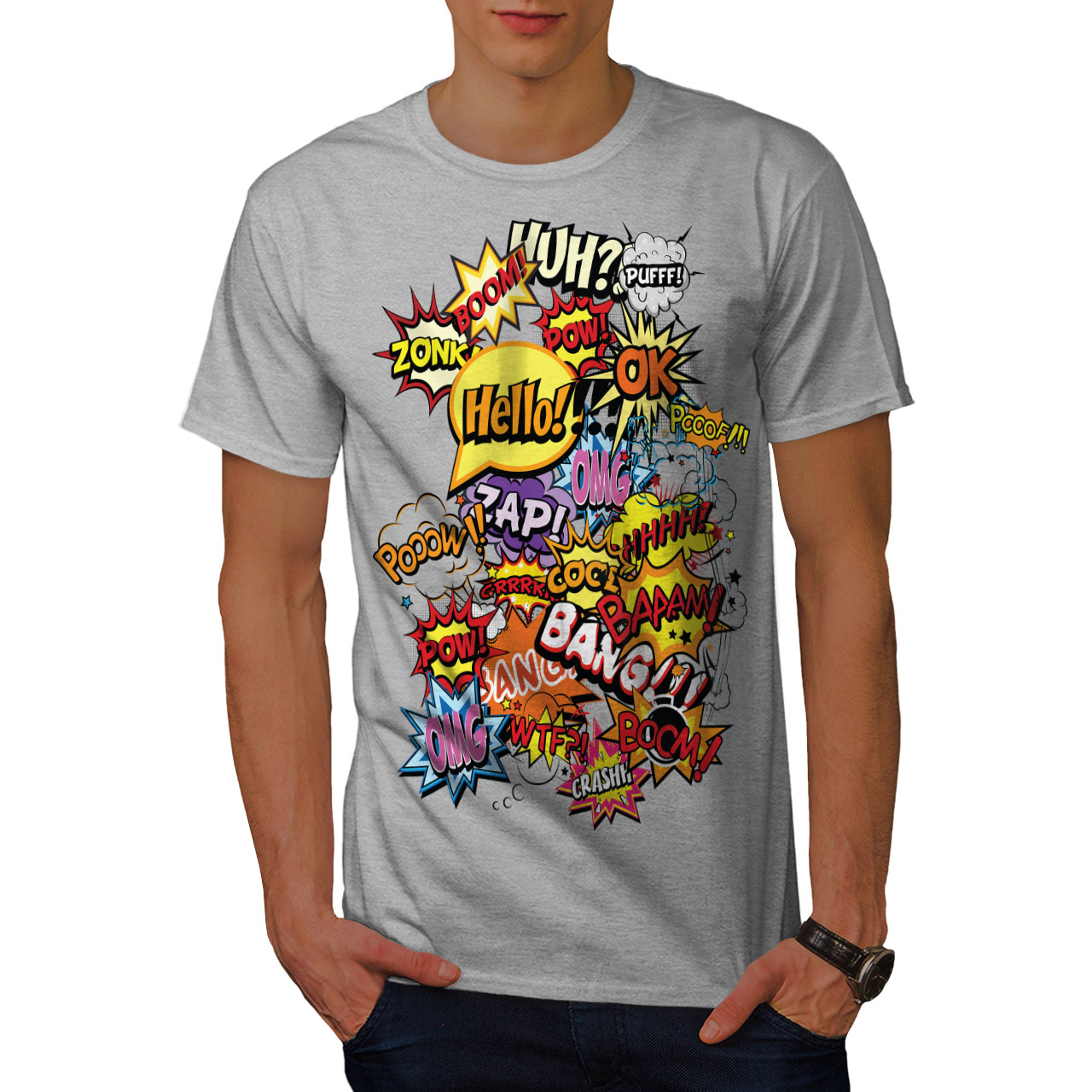 Wellcoda Comics Stylish Mens T Shirt Typography Graphic Design Printed Tee Ebay 