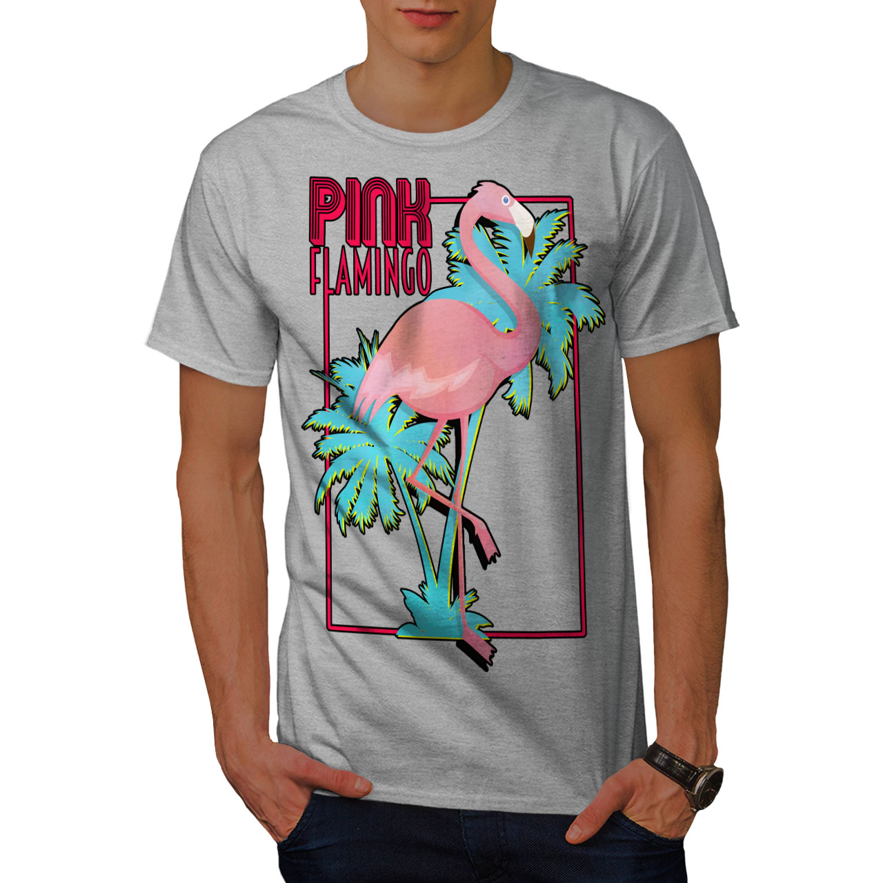 flamingo tshirt design