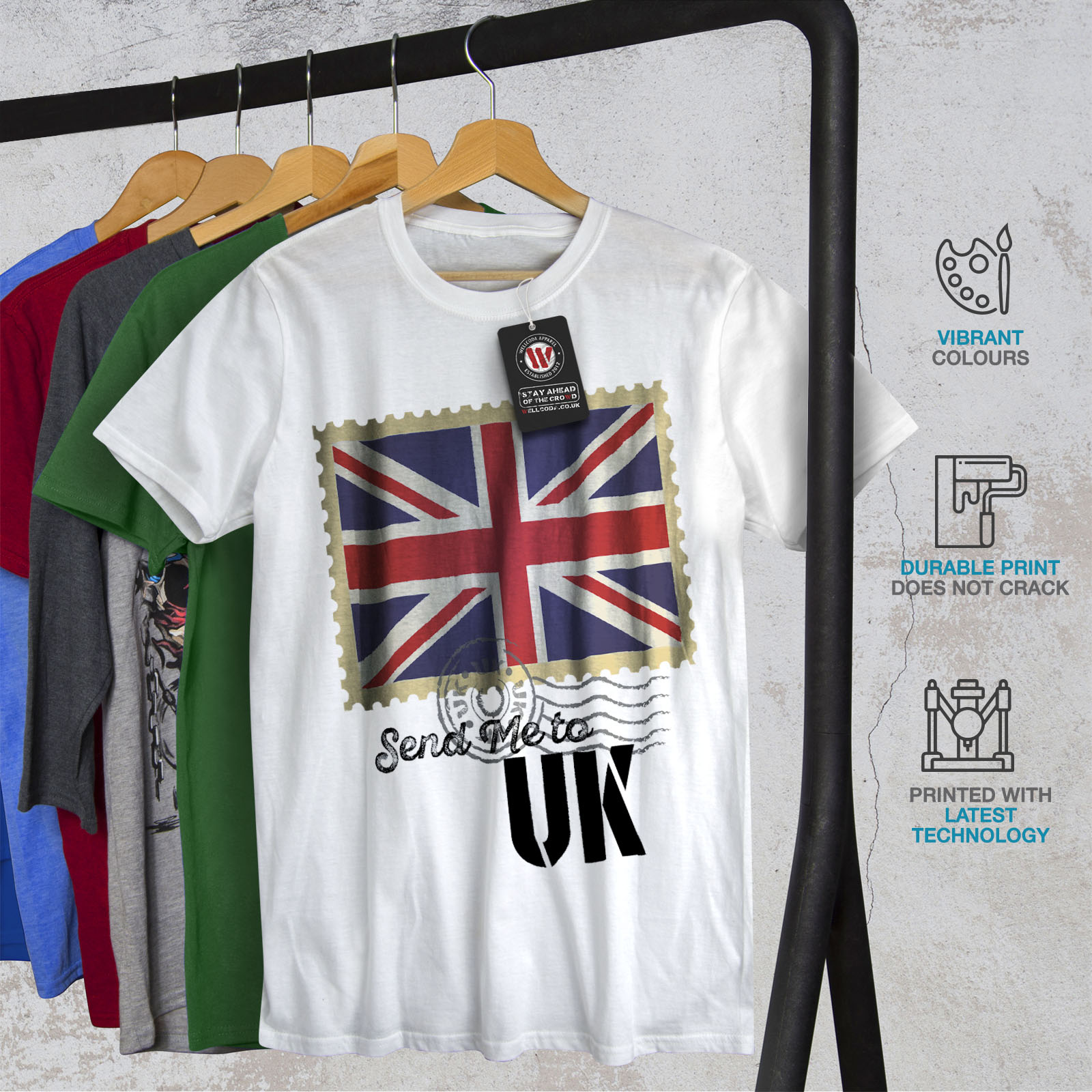 t shirt with uk flag