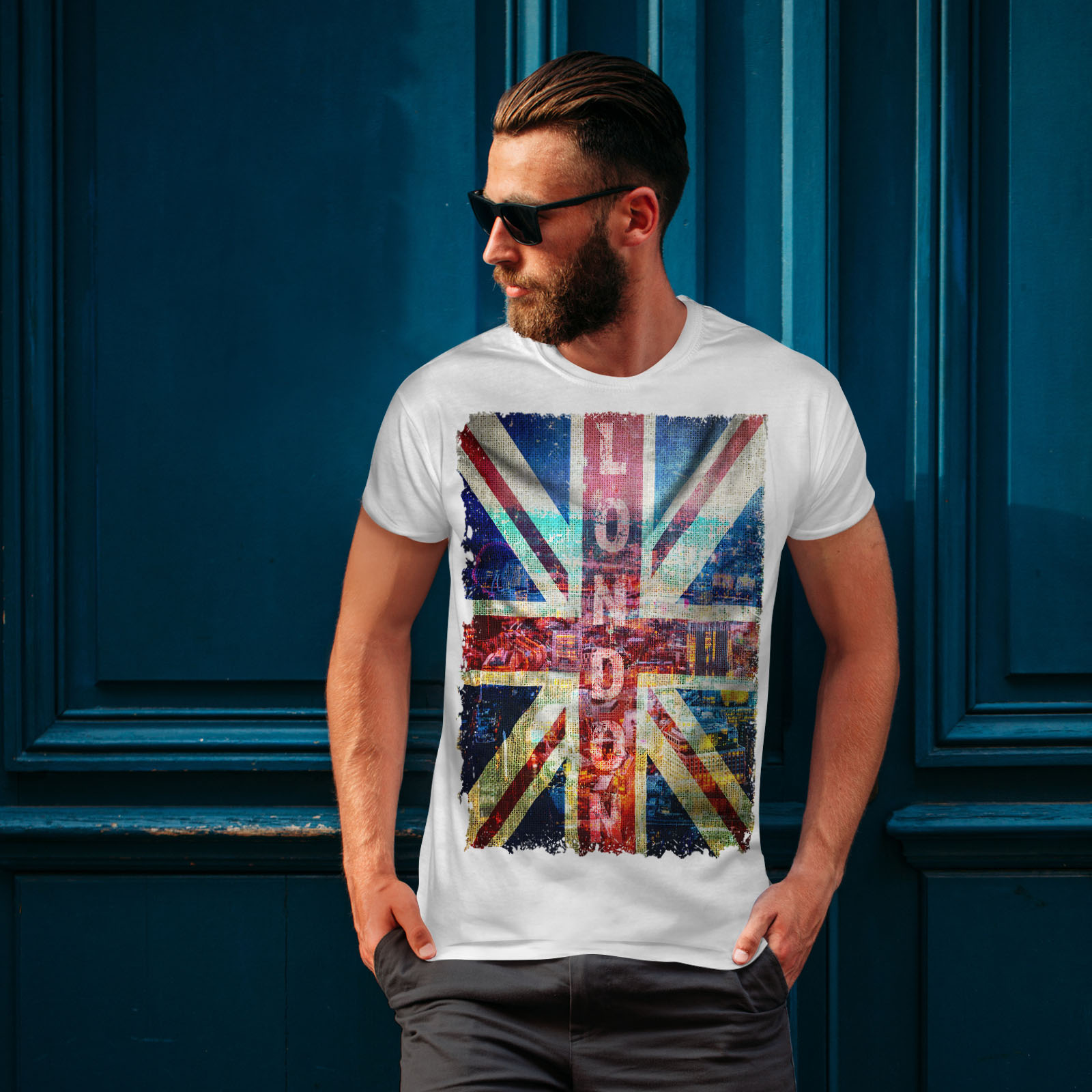 t shirt with uk flag