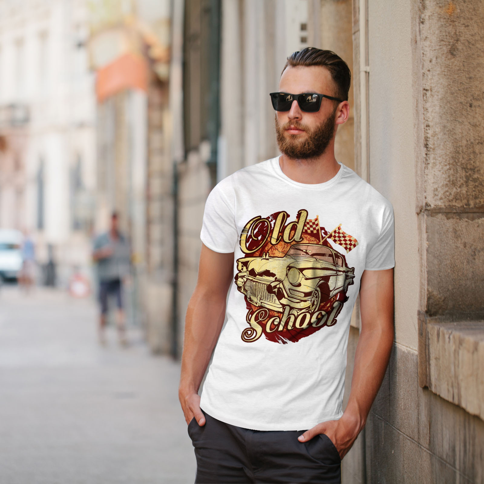 Wellcoda Car Retro Funky Vintage Mens T-shirt Retro Graphic Design Printed Tee Wellcoda Car Retro Funky Vintage Mens T-shirt Retro Graphic Design Printed Tee