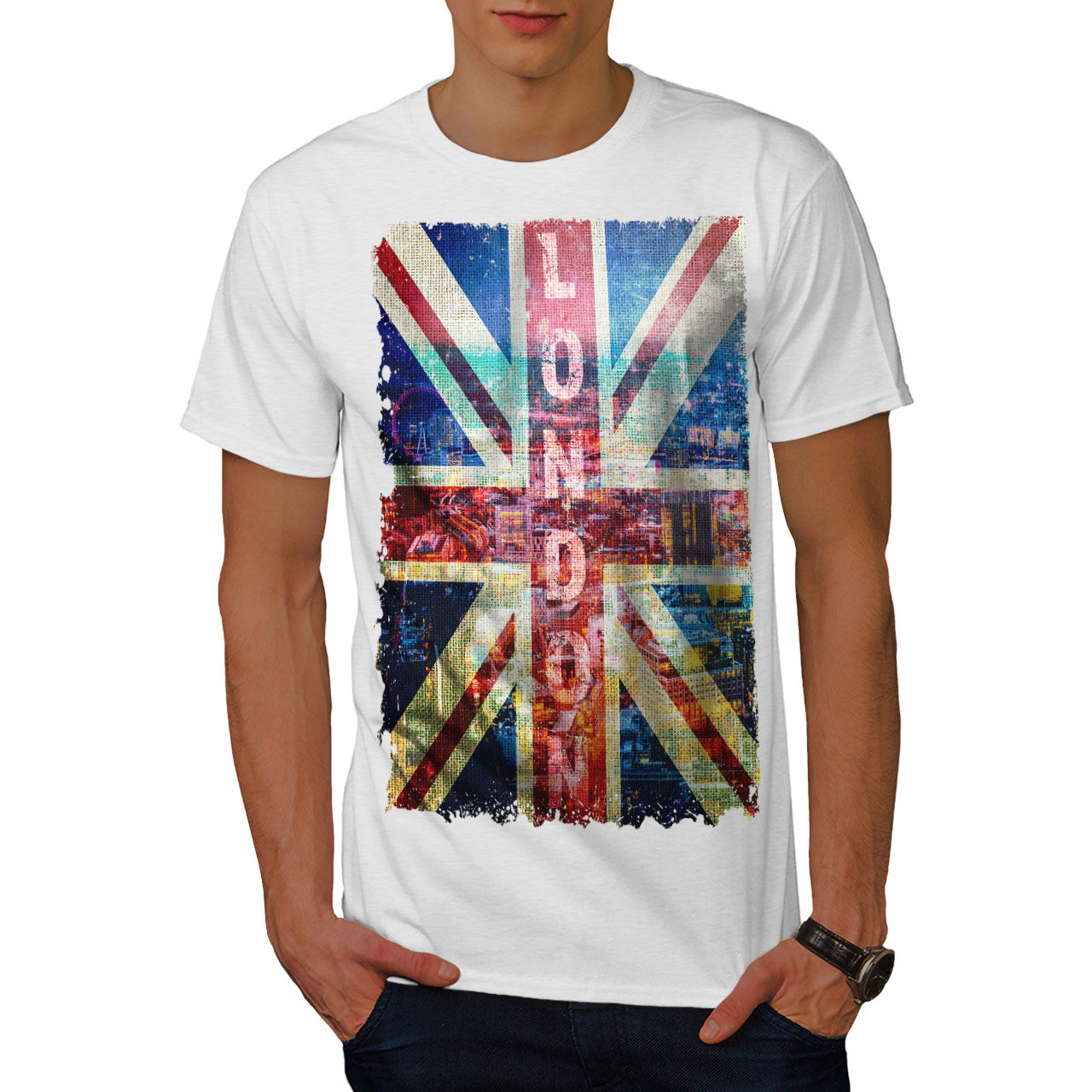 t shirt with uk flag