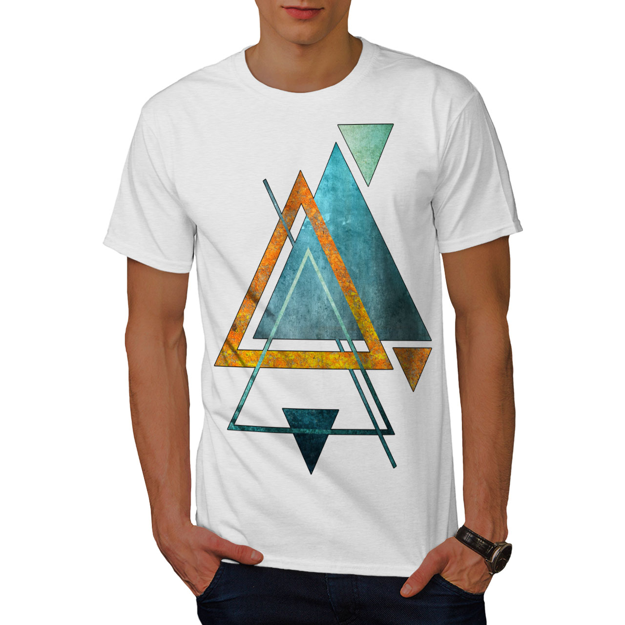 Triangle Active Sports Shirt Wellcoda Secret Triangle Mens Tank Top 