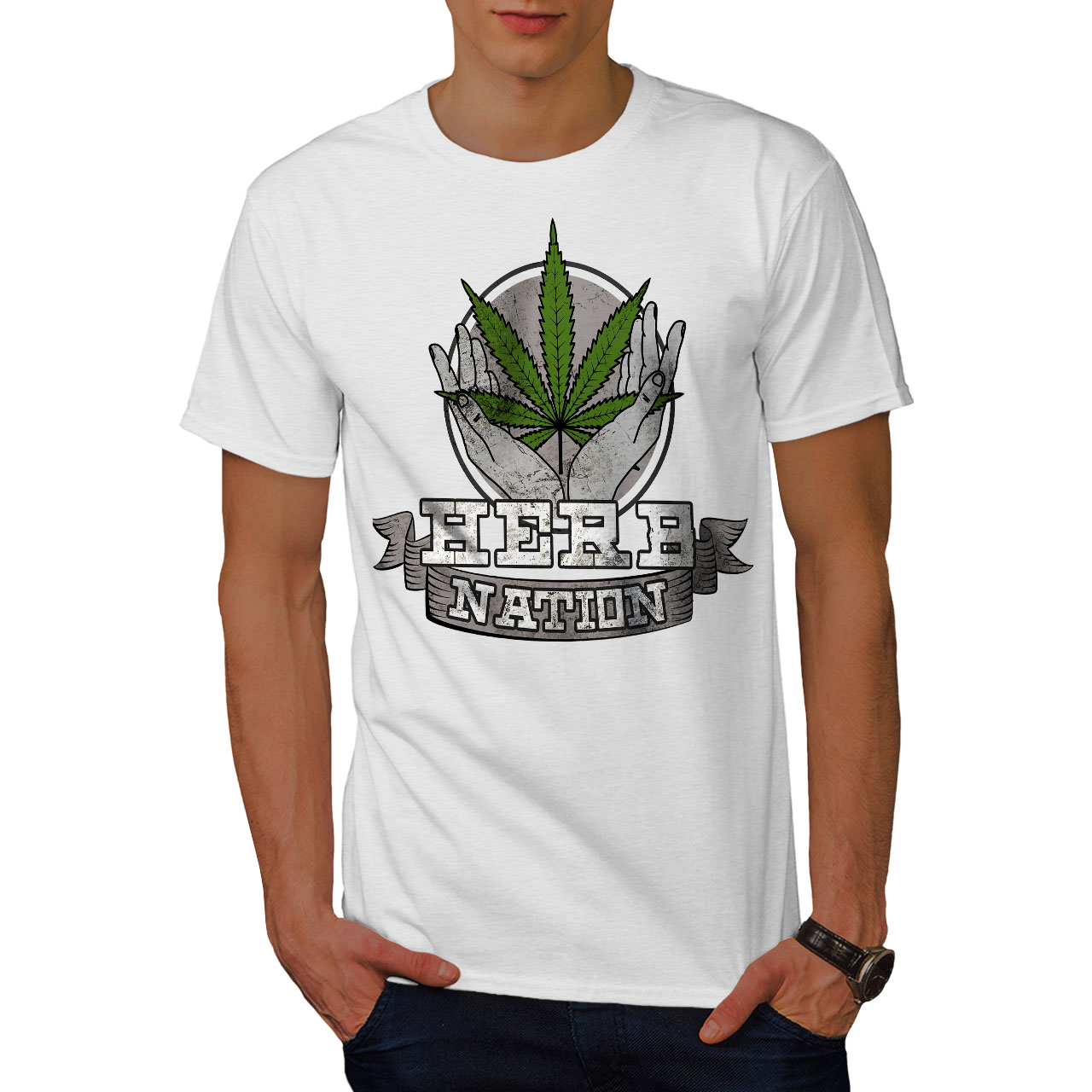 palace weed shirt