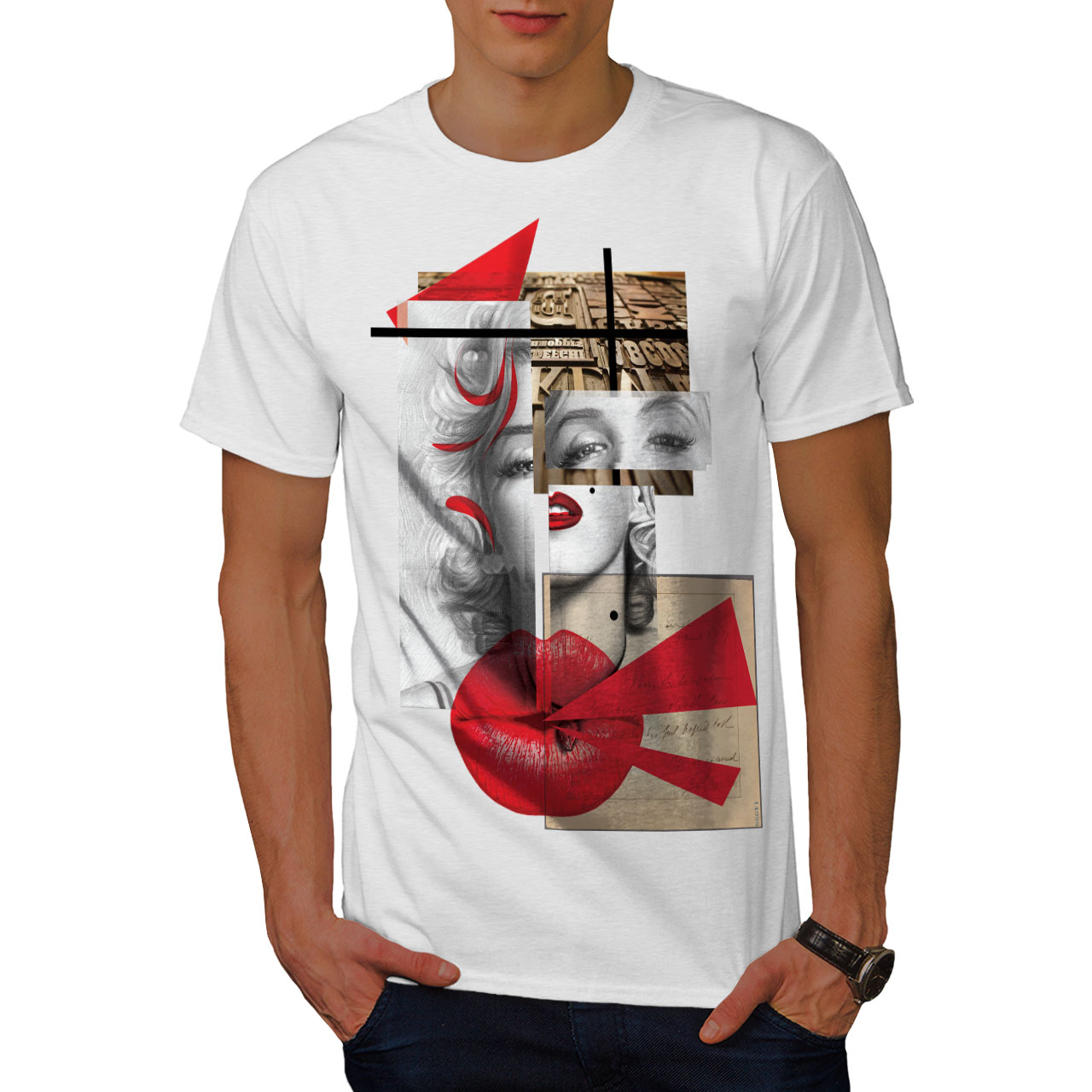 Wellcoda Famous Celebrity Mens T-shirt, Women Graphic Design Printed ...
