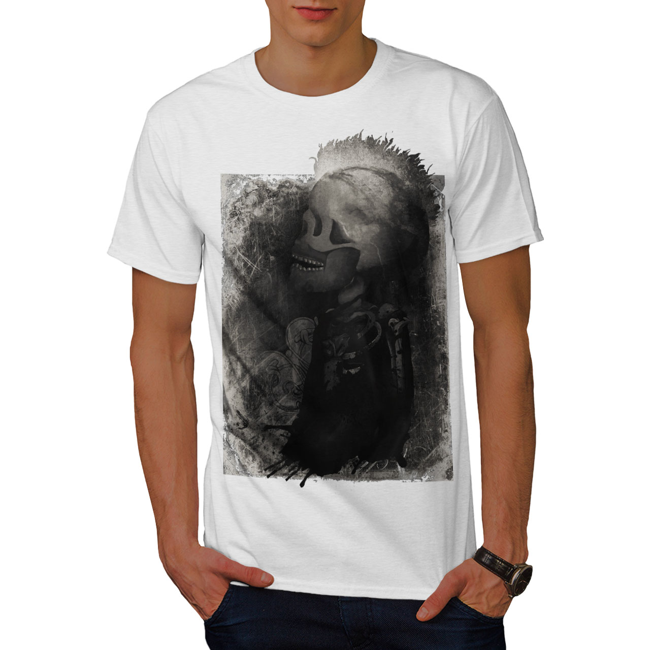 Wellcoda Punk Art Metal Rock T-shirt homme indien, conception graphique imprimé Tee Wellcoda Punk Art Metal Metal Metal Rock T-shirt homme indien, conception graphique imprimé Tee c94dd3