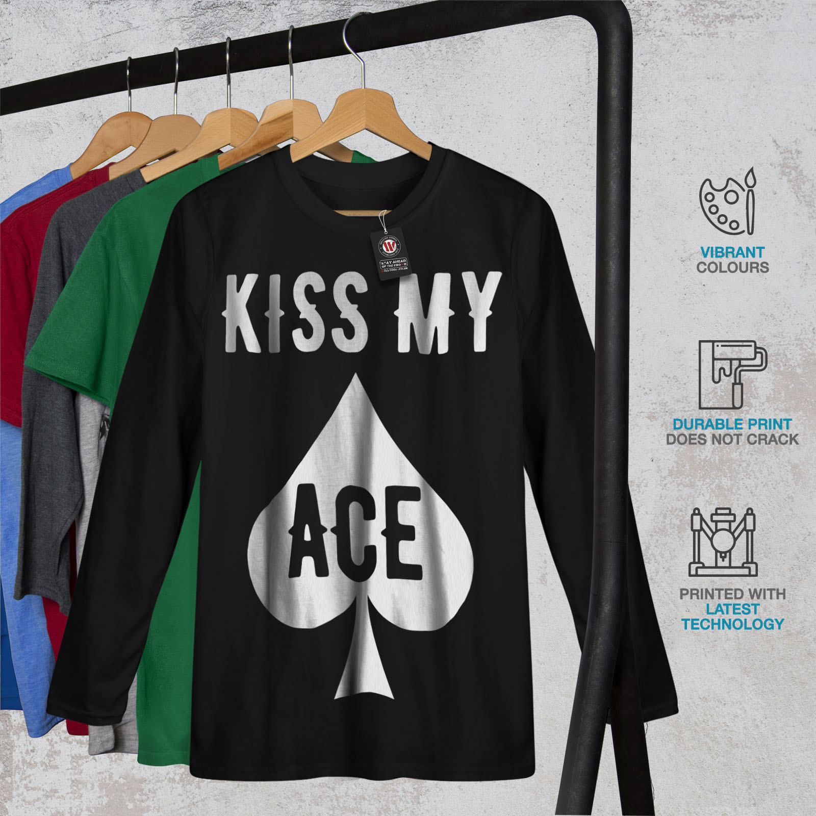 Poker Casino Skeleton Ace Men Sweatshirt NEWWellcoda