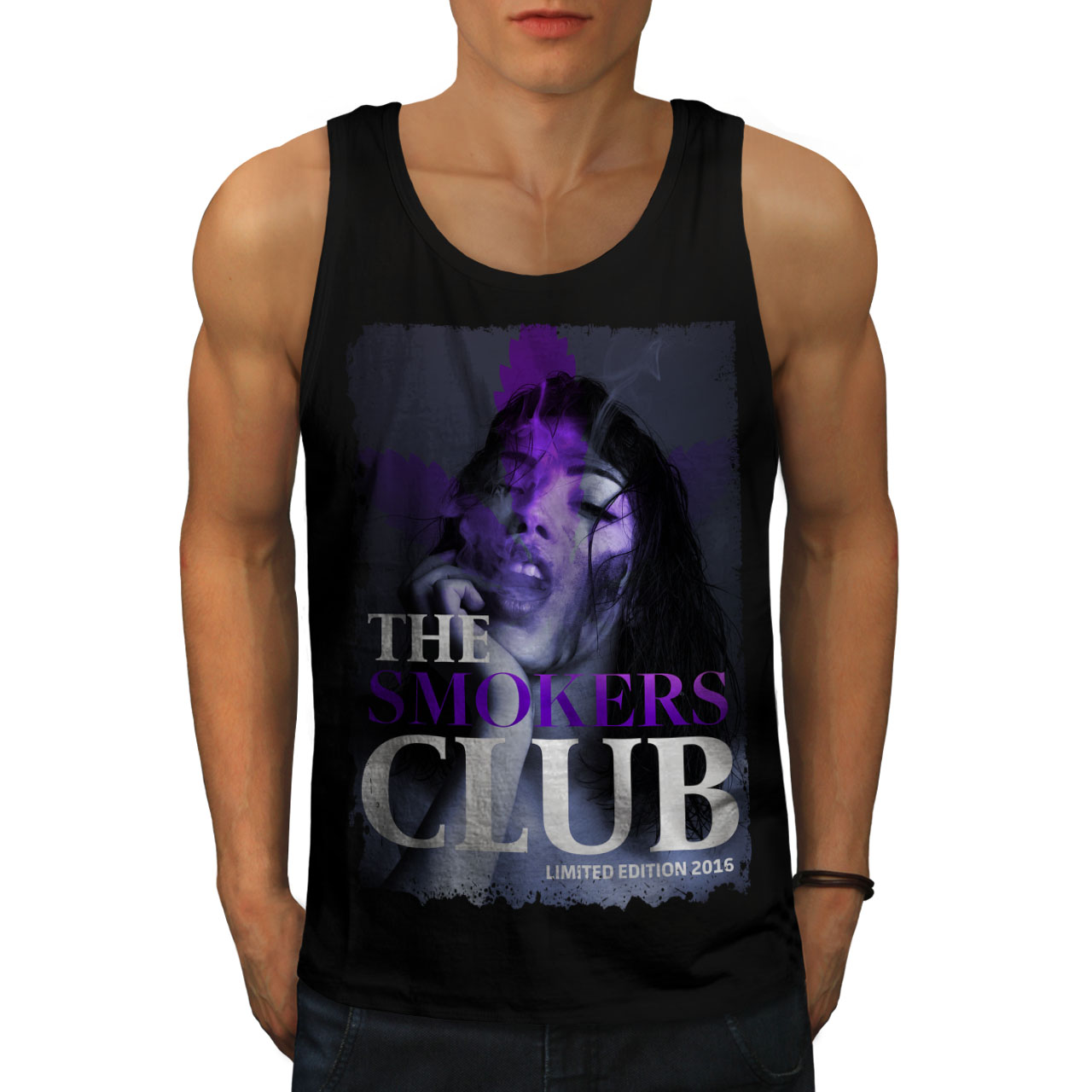 Wellcoda Smokers Club Cool Mens Contrast Hoodie Marijuana Casual Jumper