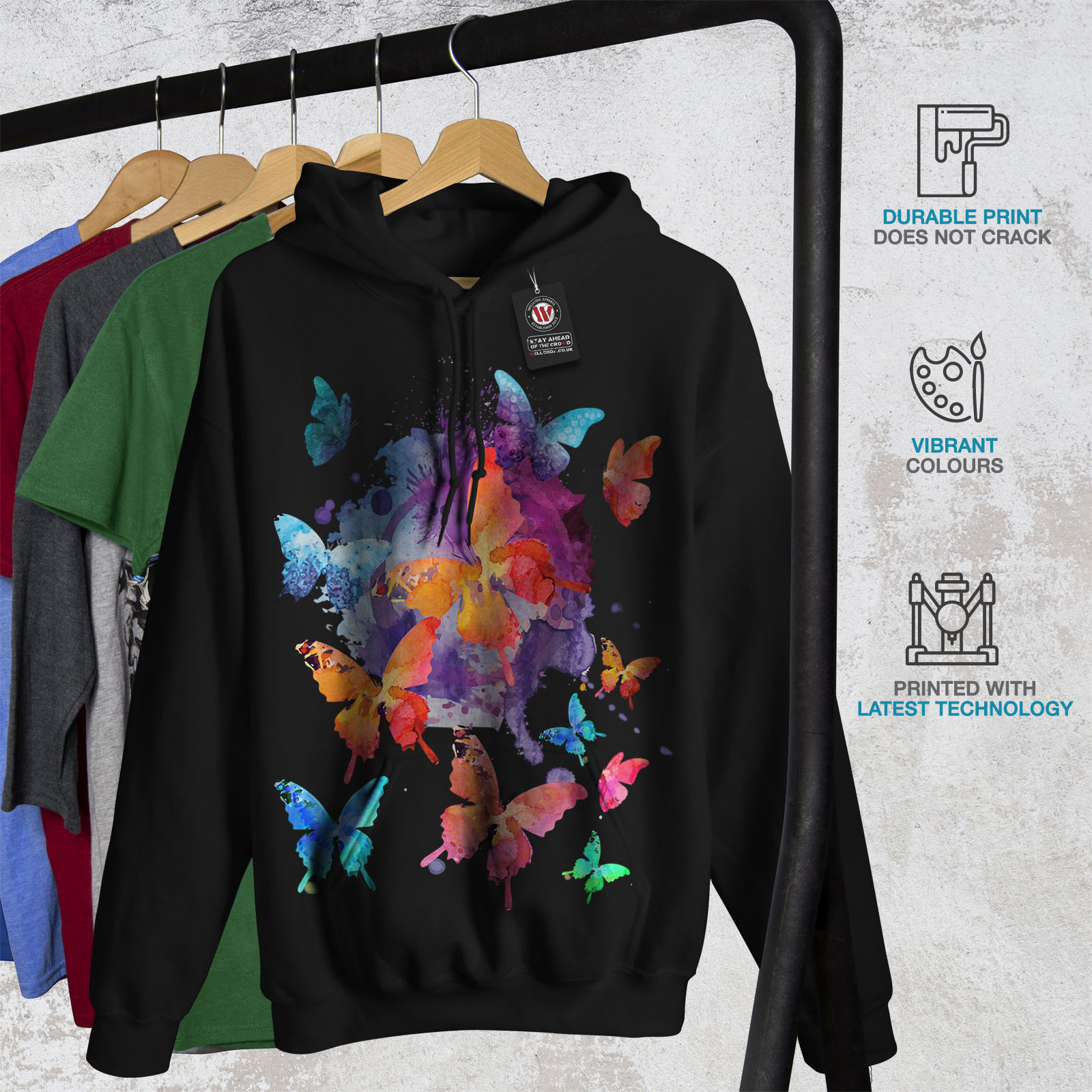 butterfly sweatpants and hoodie