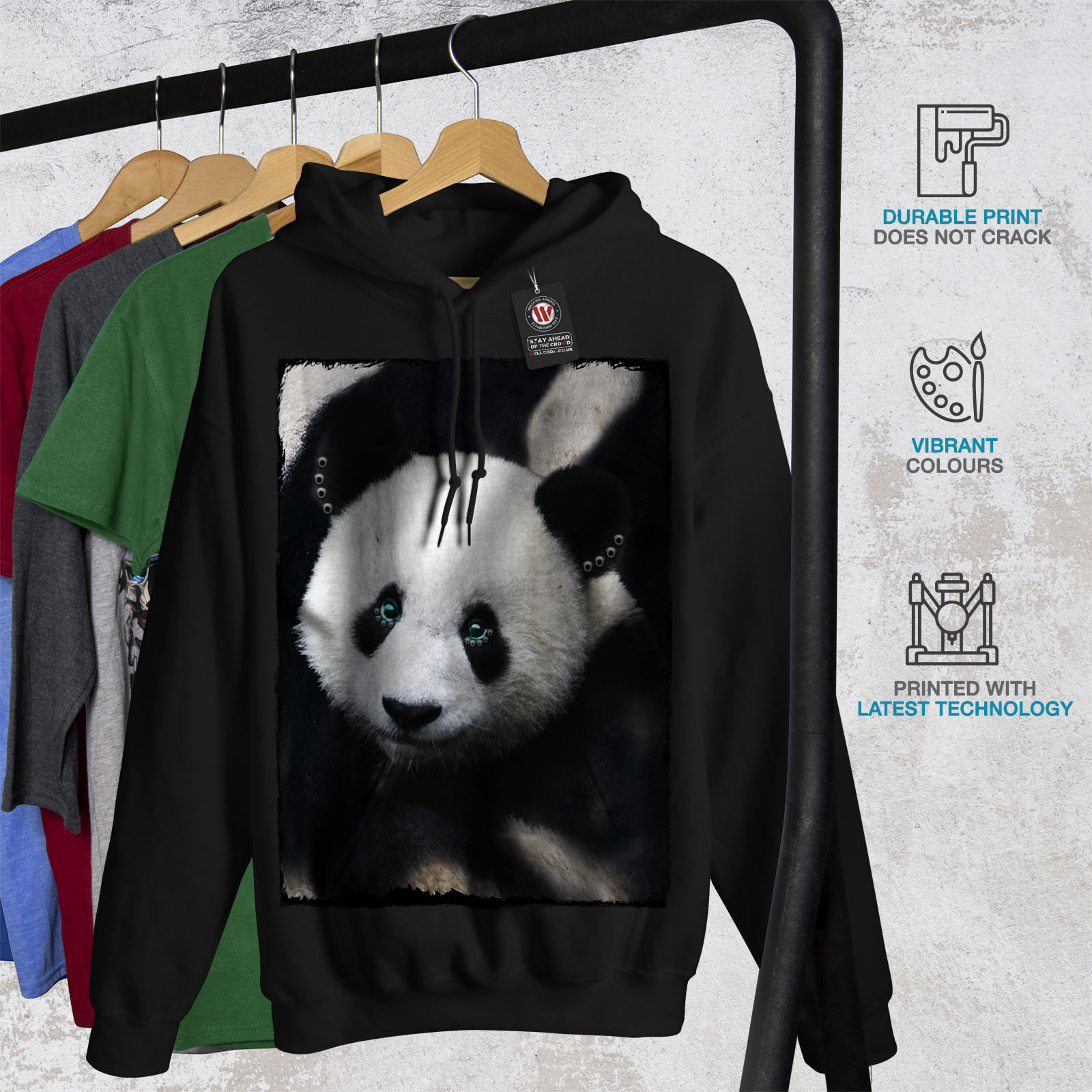 Panda hoodie for women sales