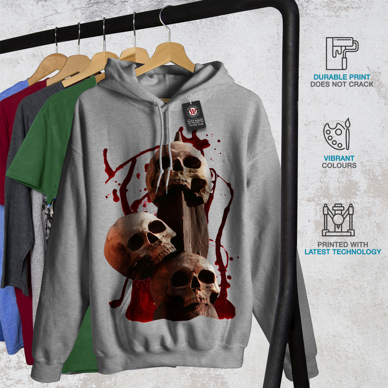 sick skeleton hoodie