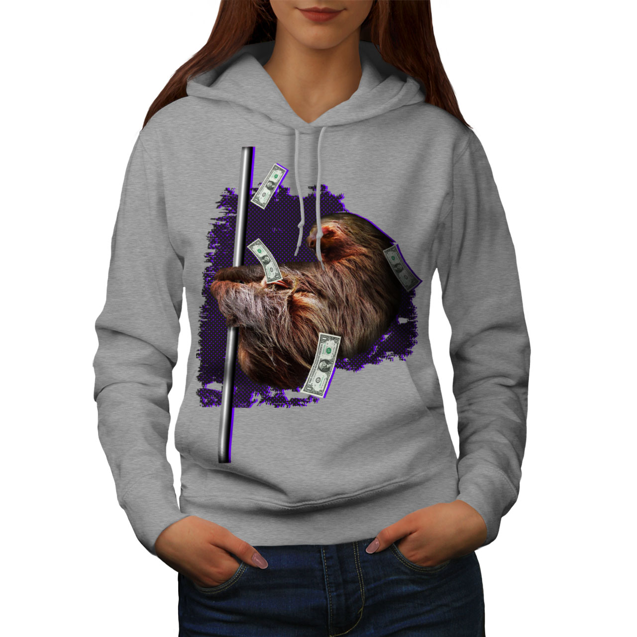 blue shark hoodie