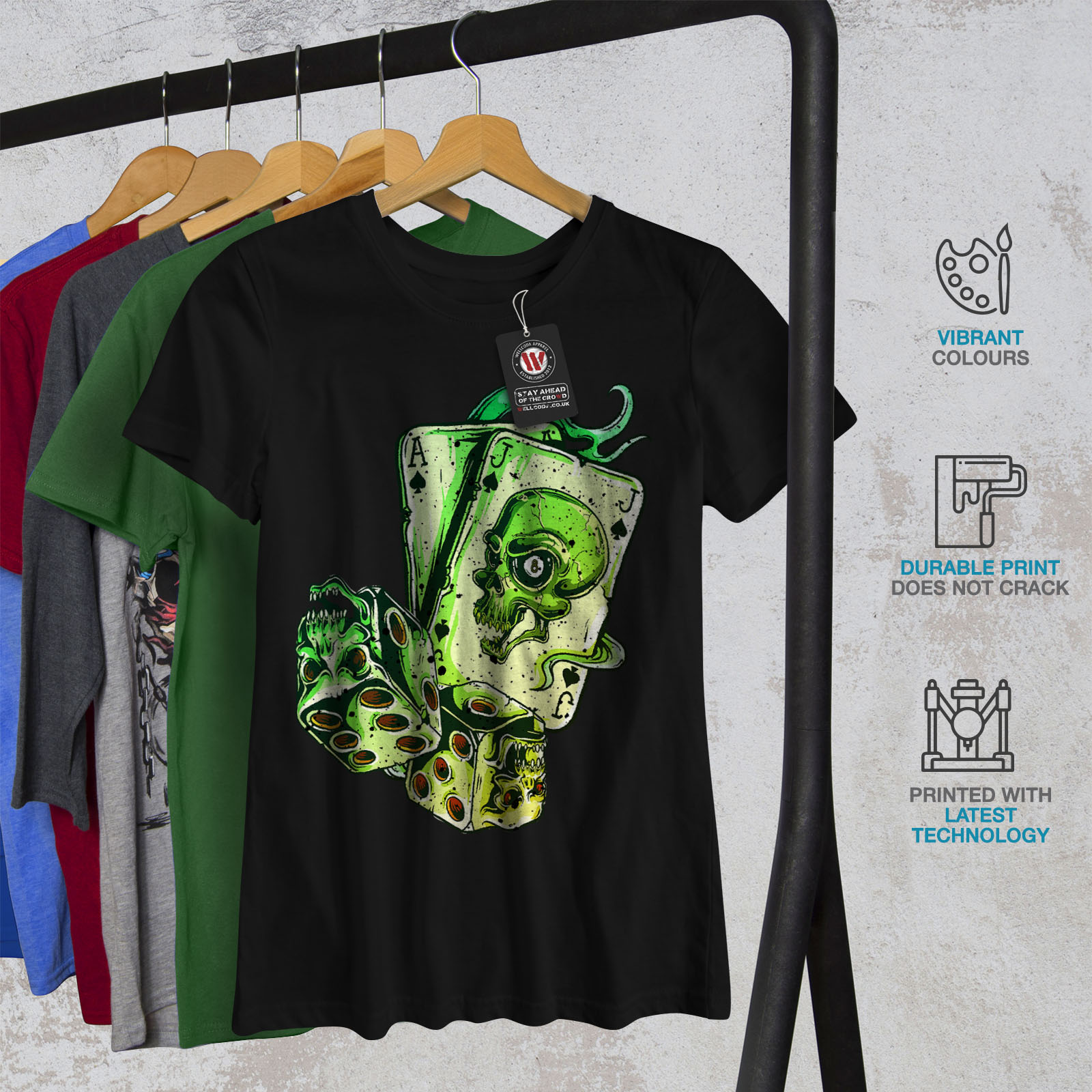Sugar Girl Skull Fashion Men Long Sleeve T-shirt NEWWellcoda 
