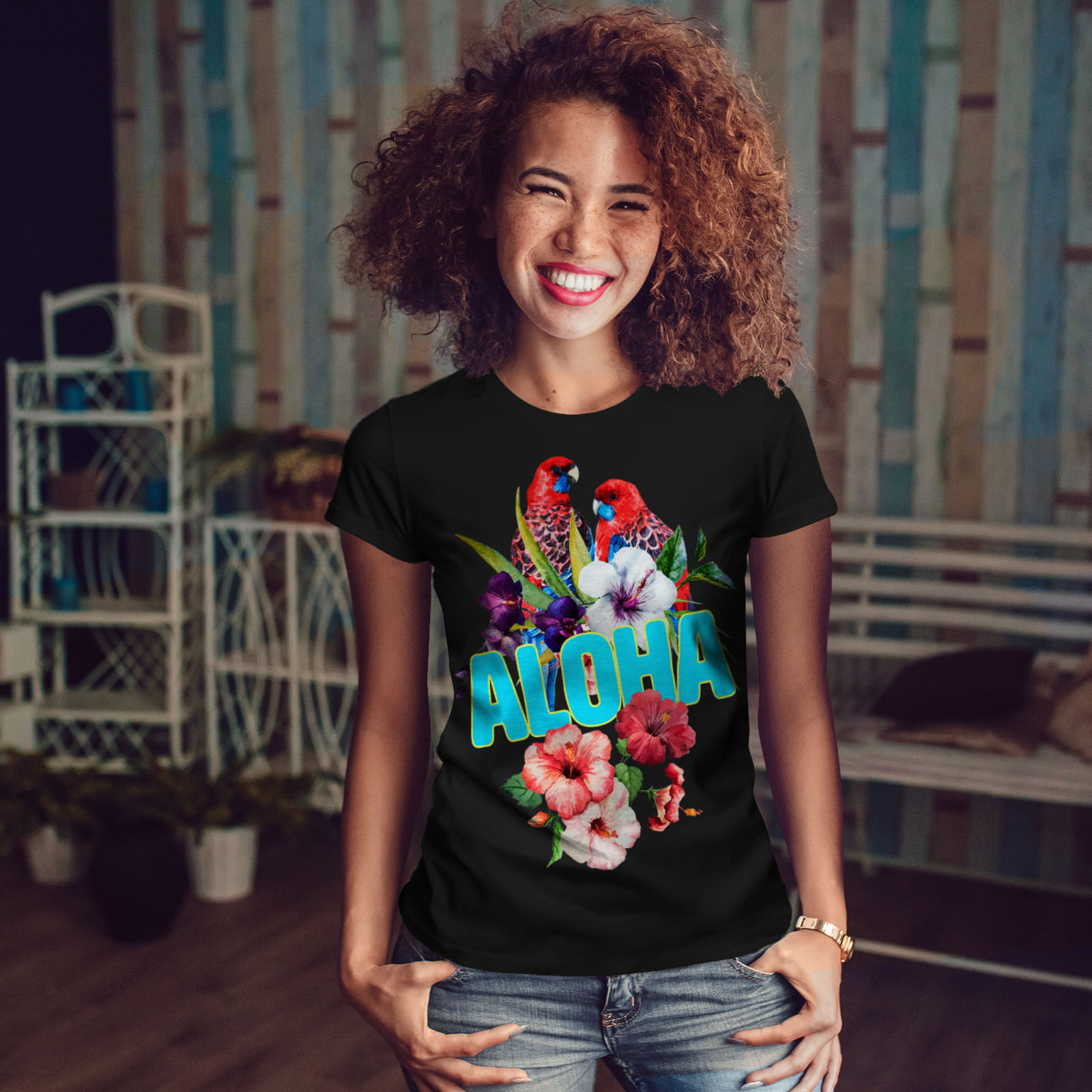 aloha t shirt women's