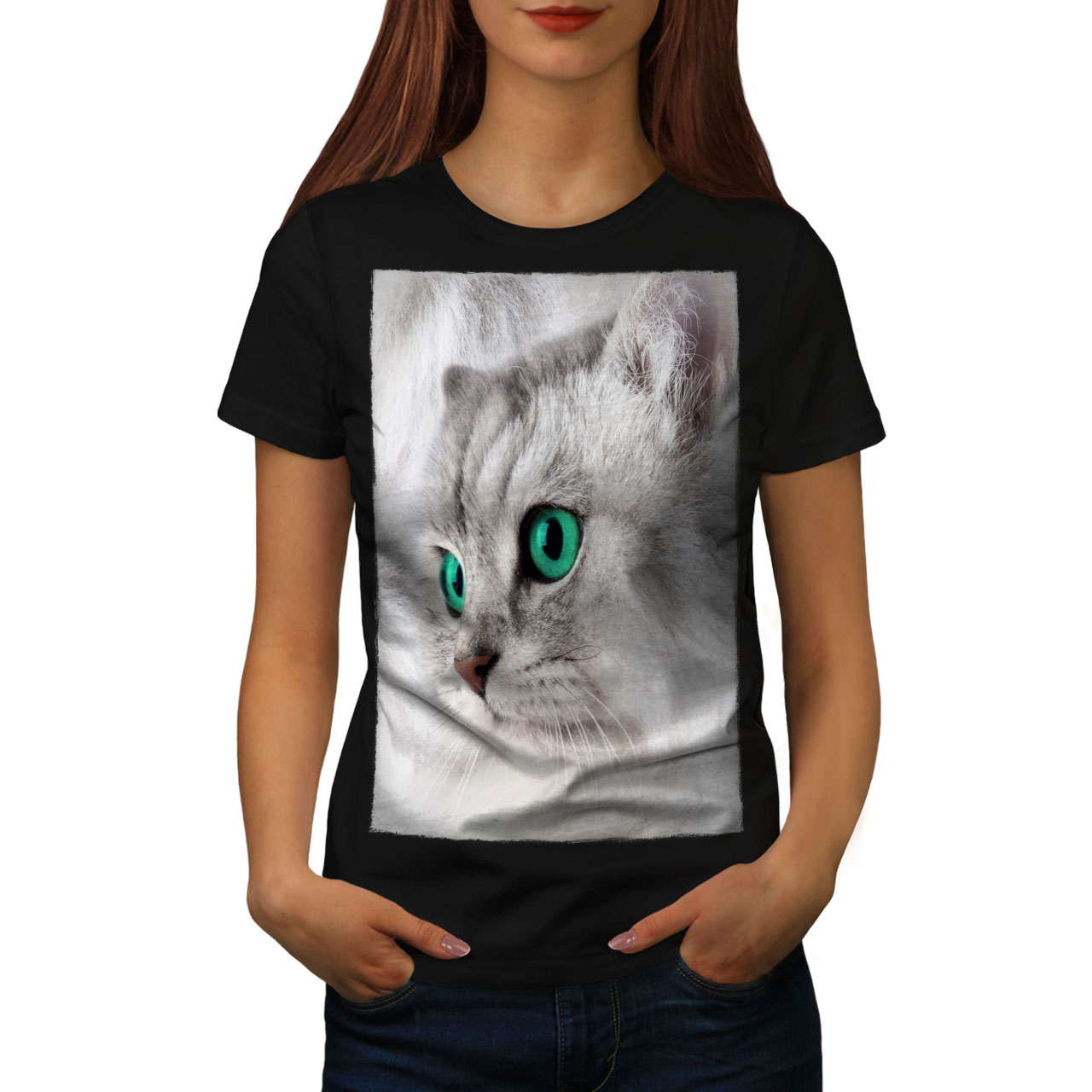 Wellcoda Smart Face Of Lynx Cat Womens Sweatshirt Furry Casual Pullover Jumper Wellcoda Smart Face Of Lynx Cat Womens Sweatshirt Furry Casual Pullover Jumper