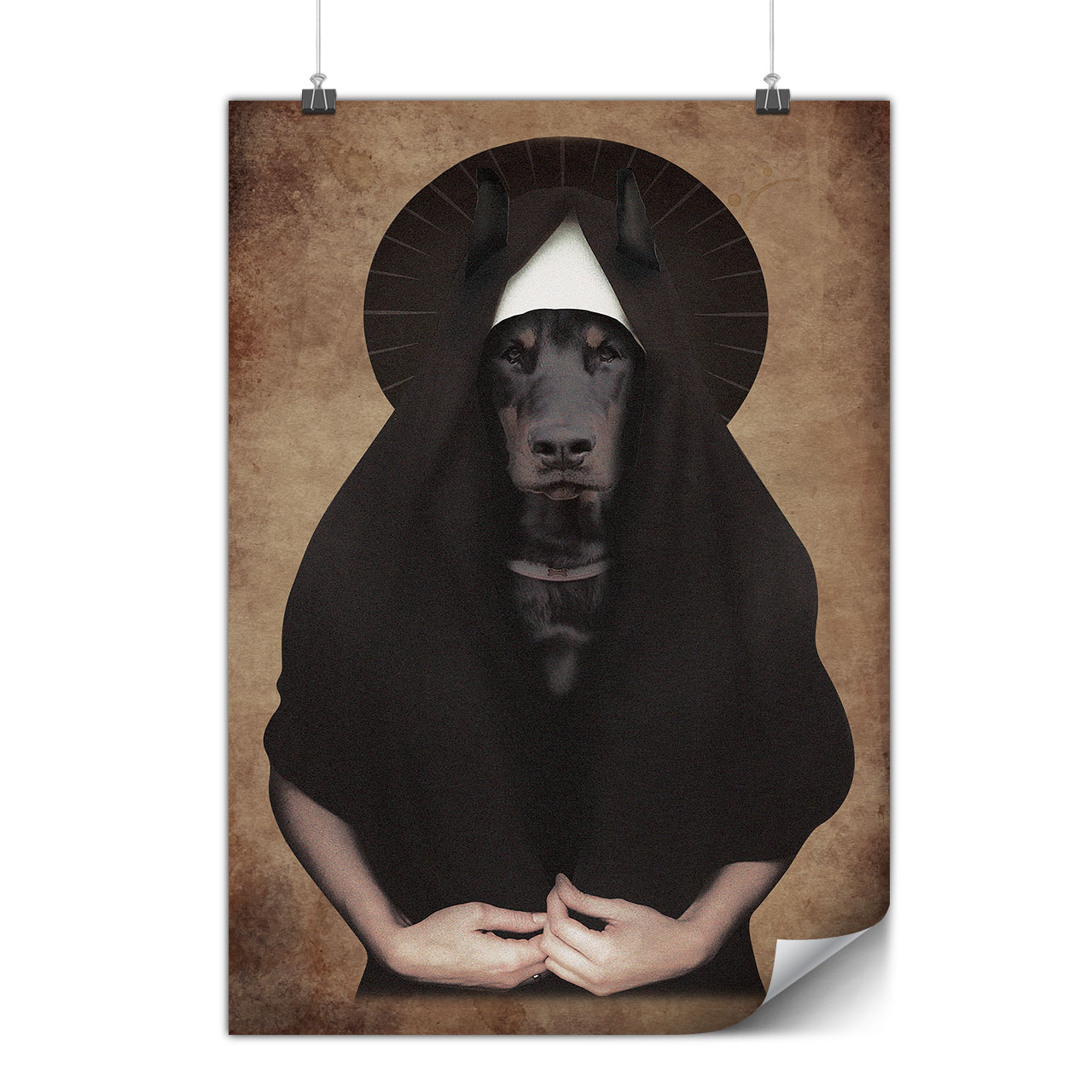 Doberman Animal Cool Matte//Glossy PosterWellcoda